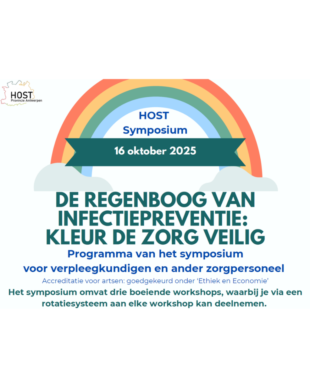 De regenboog van infectiepreventie: kleur de zorg veilig